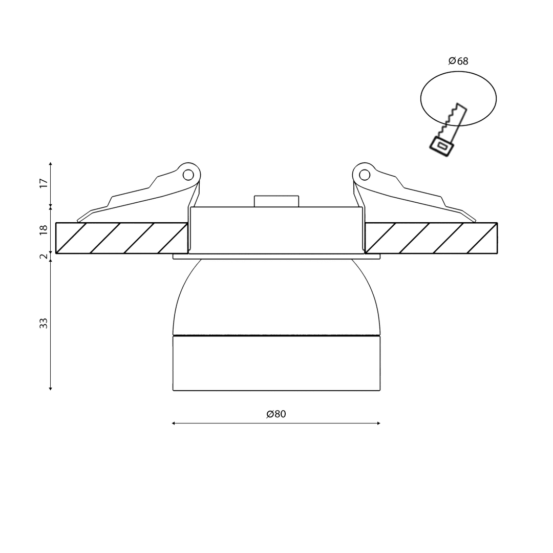 Светильник DesignLed FA-CARTER-192319EA-BW-WW