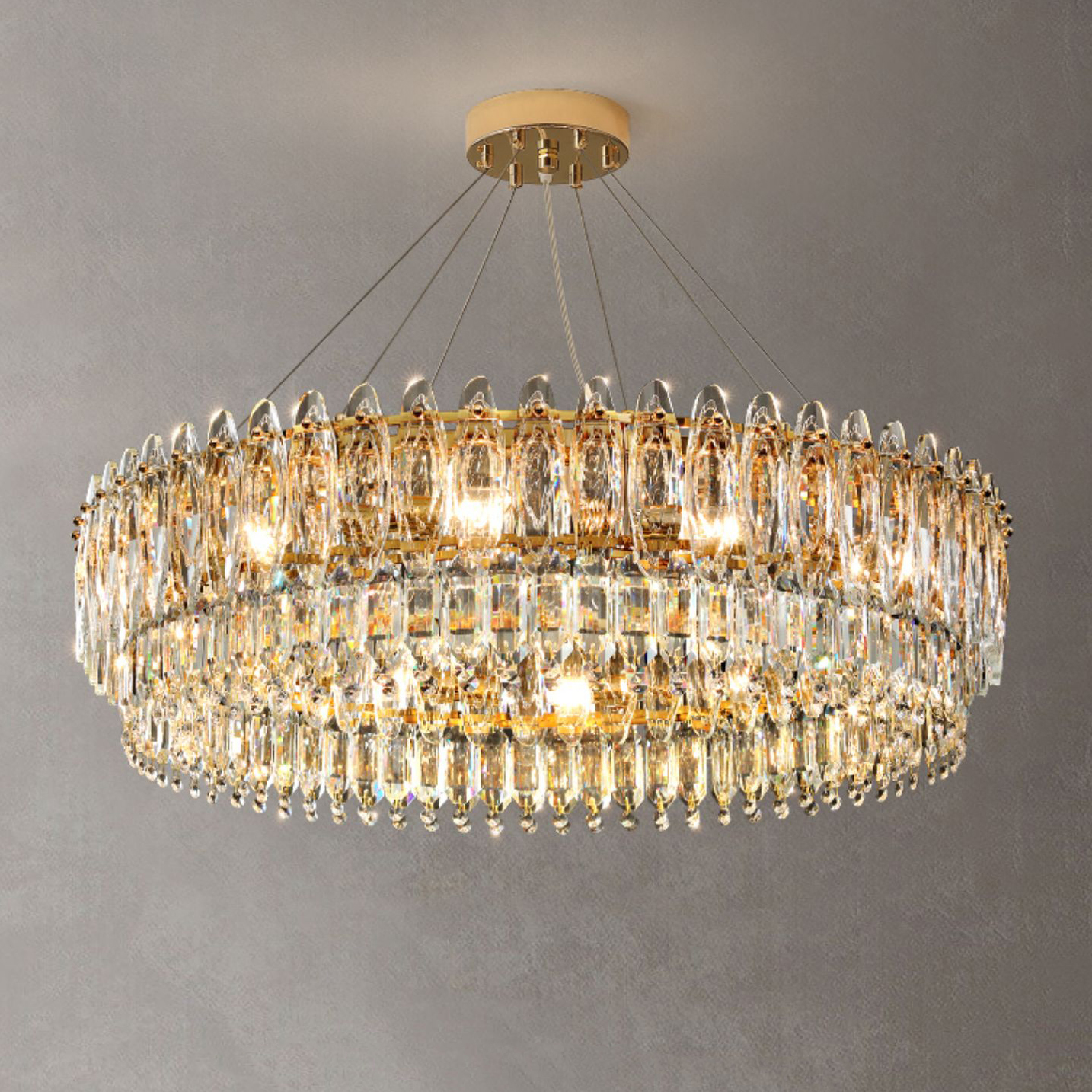 Подвесная люстра LIONEL RING D80 by ImperiumLoft