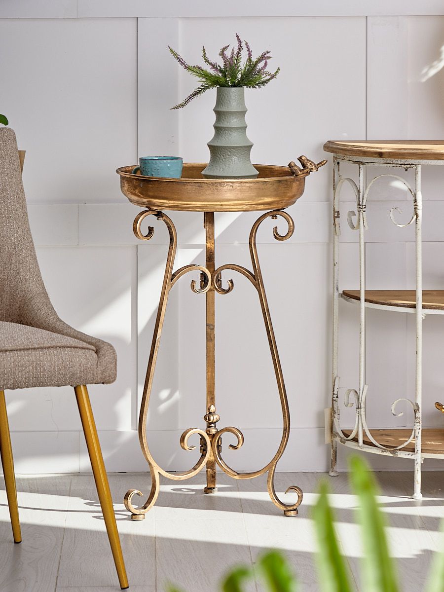 Столик-подставка с птичками Glasar 57-482