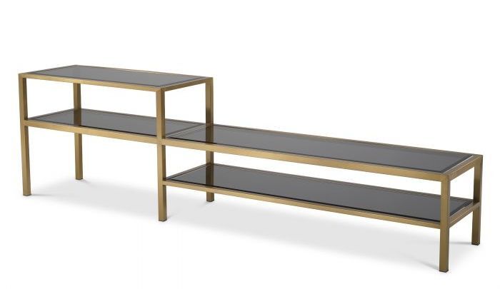 Тумба под тв Eichholtz DUO brushed brass finish 115295