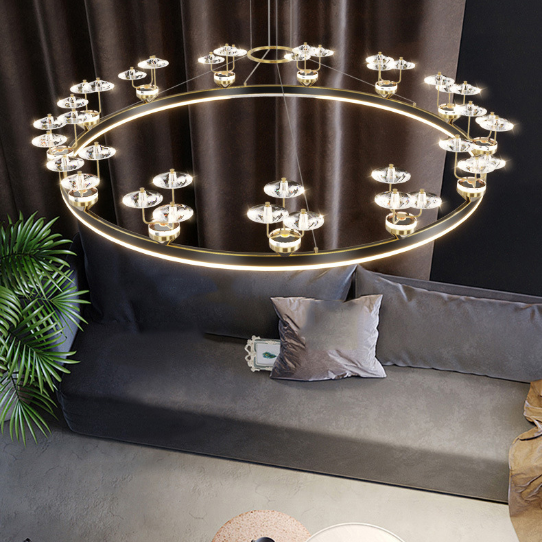 Подвесная люстра DOVRA D120 Black by ImperiumLoft