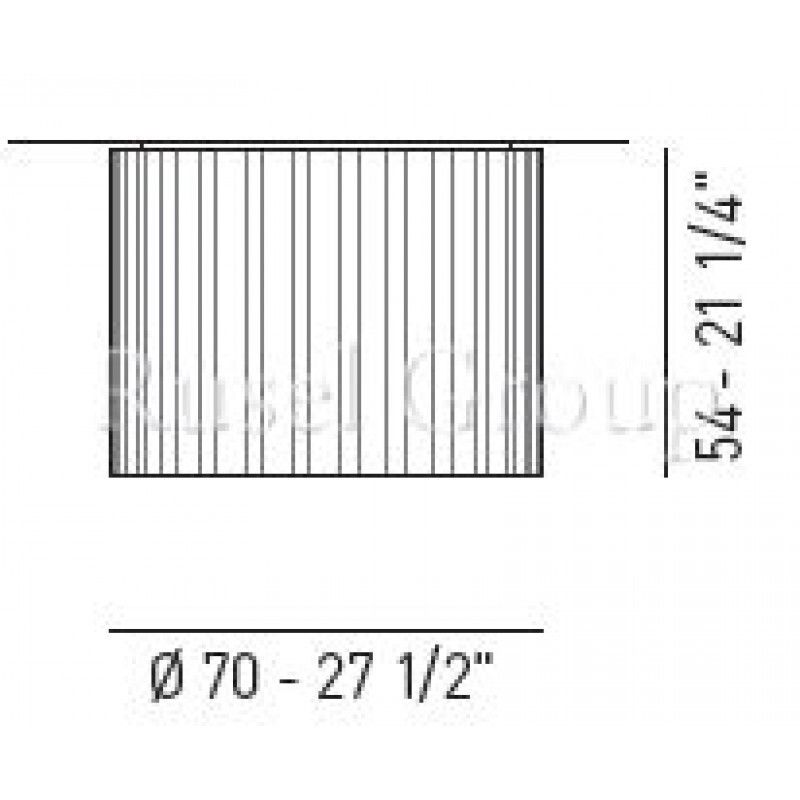 Потолочный светильник Axo Light SKIRT PL 70
