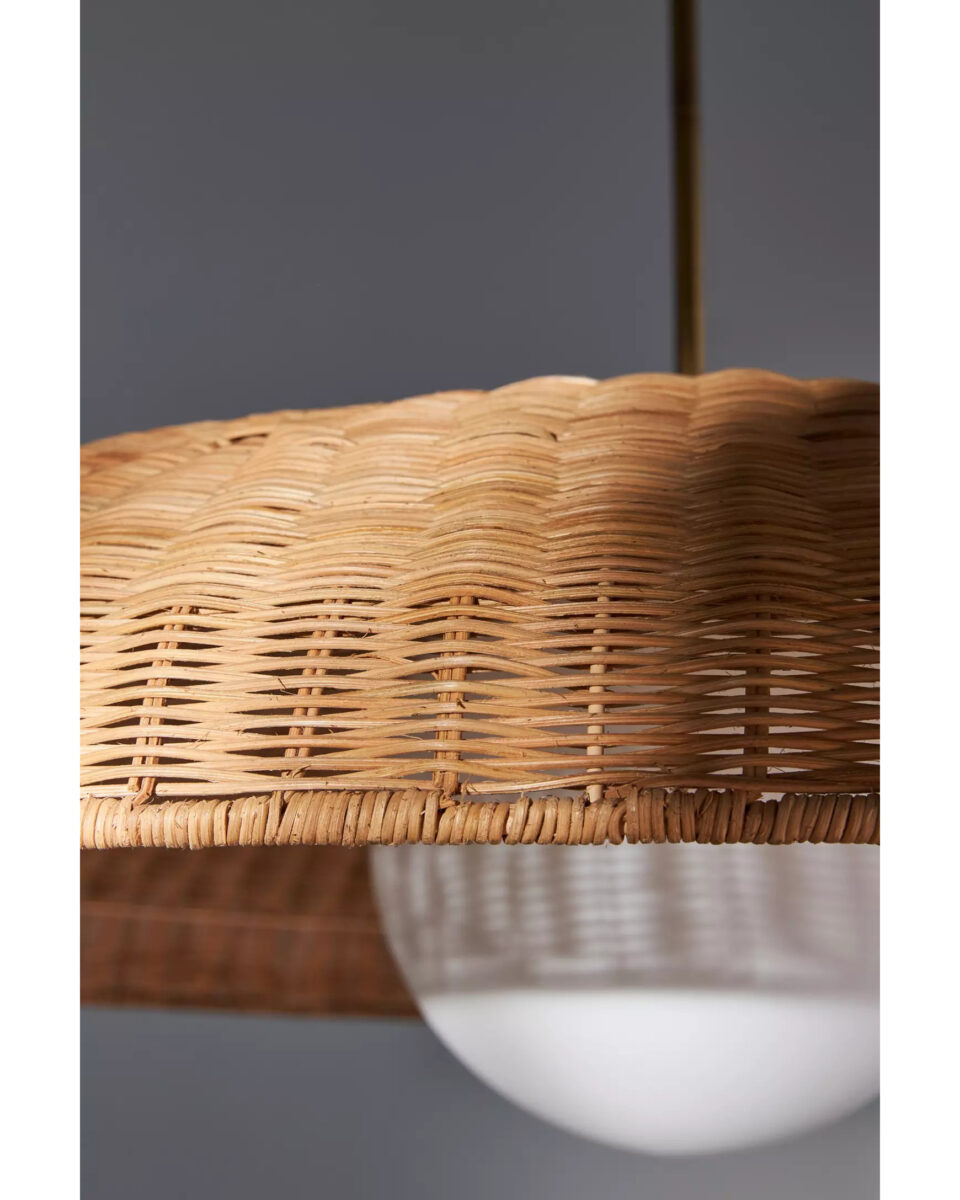 Люстра из ротанга Мюриэл Louvre Home LHLCH090424SWL