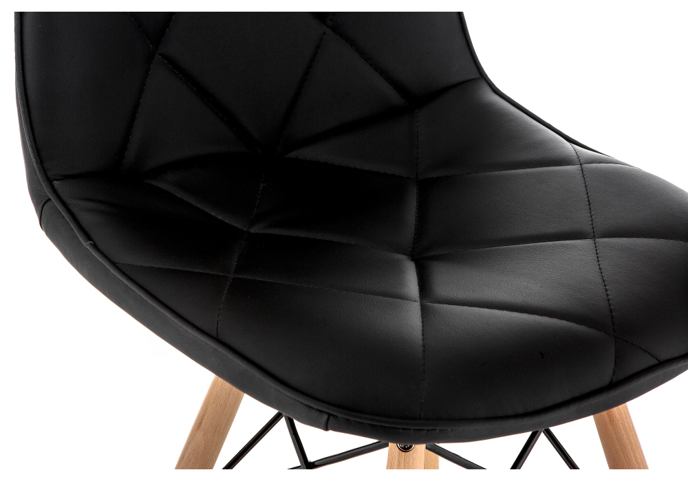 Стул деревянный Woodville Kvadro 1 black / wood 15366