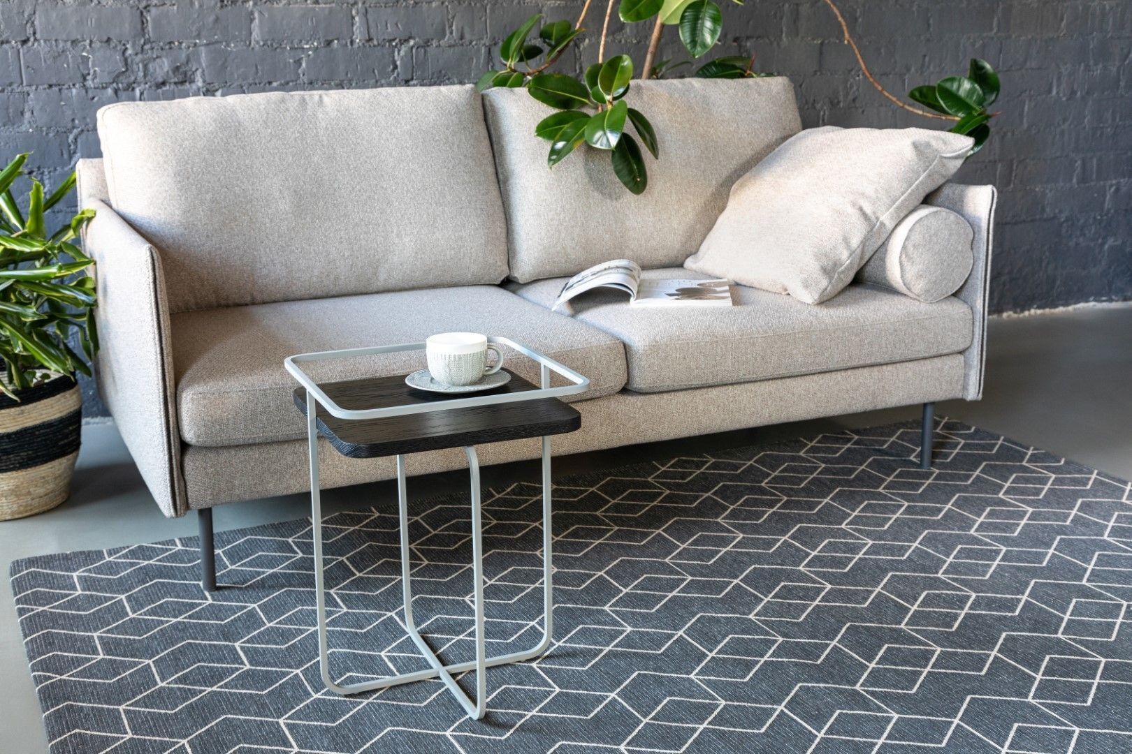 Ковер Carpet Decor Cube Anthracite C1038