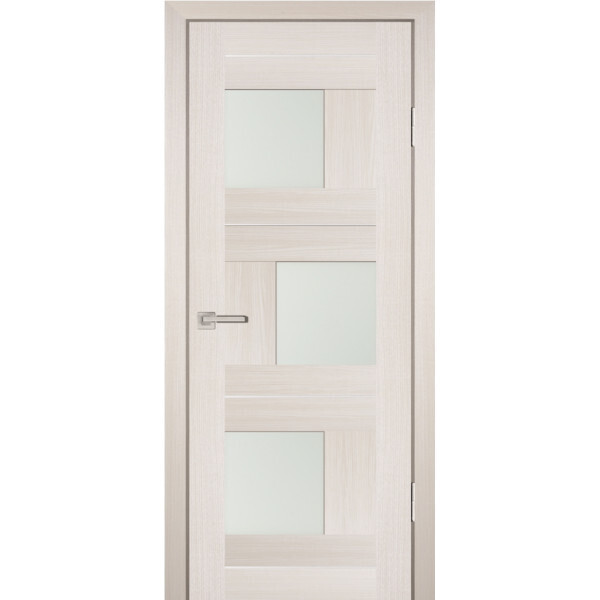 Межкомнатная дверь Graf PS-13 белый лакобель ЭшВайт Мелинга (2000 х 800)