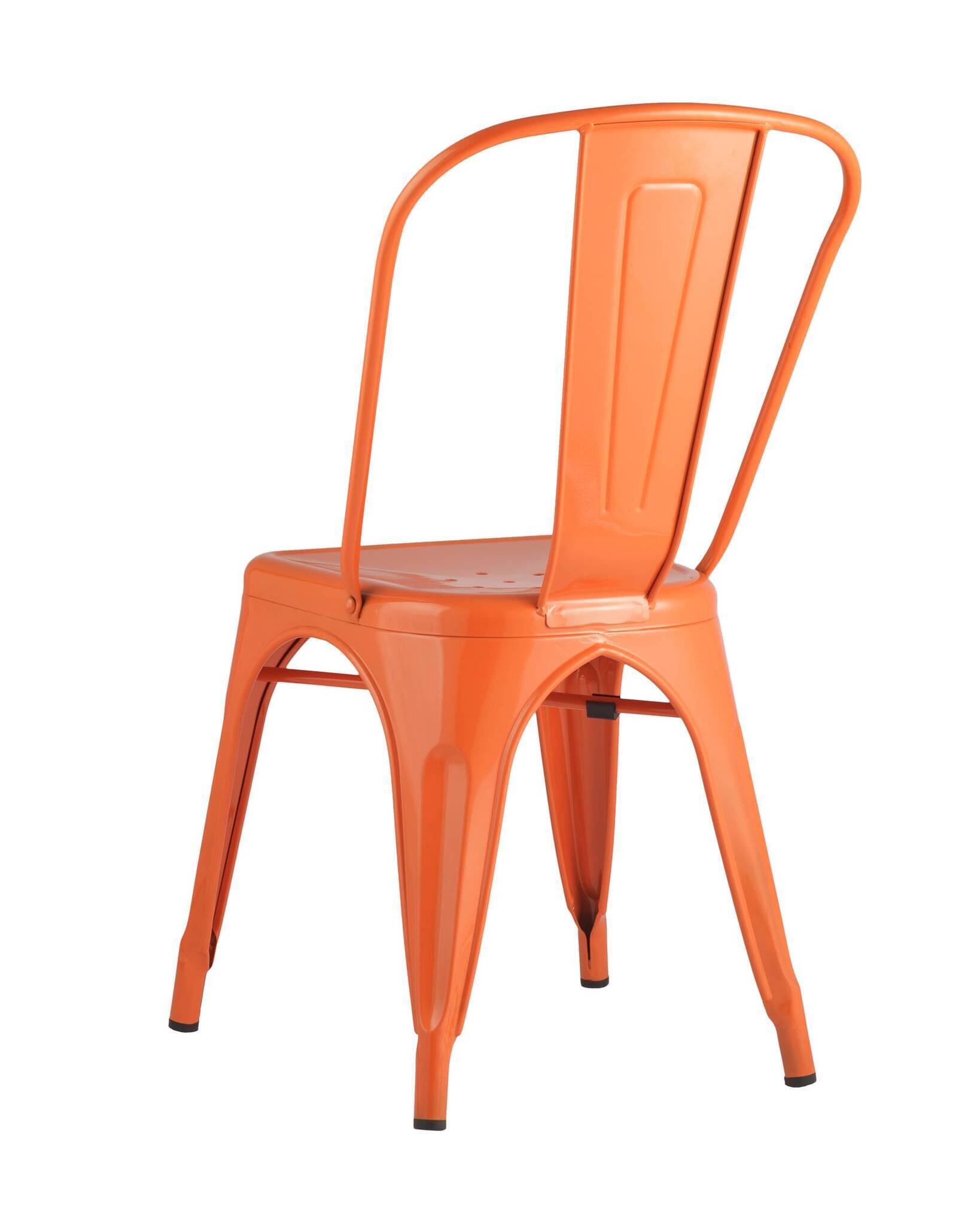 Стул TOLIX оранжевый глянцевый Stool Group