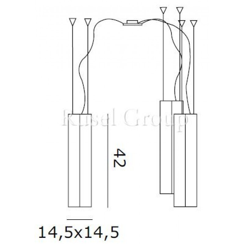 Подвесной светильник de MAJO CARRE S3GD