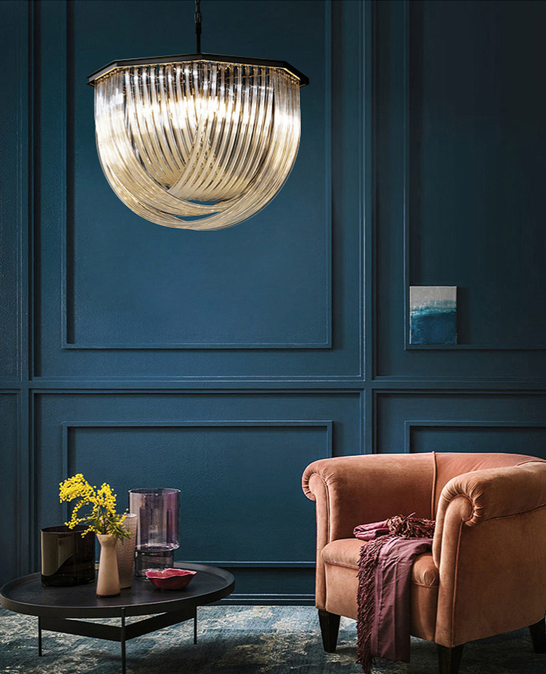 Люстра  Delight Collection Murano 8 chrome