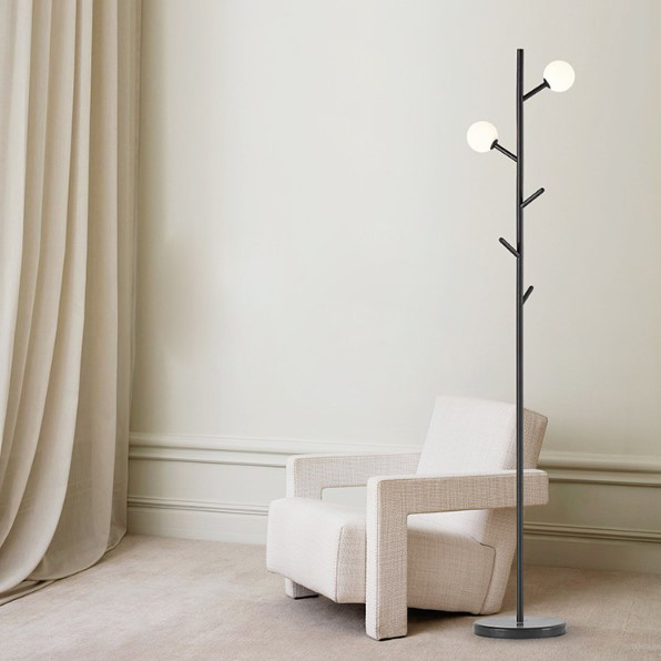 Торшер DORAN BLACK by ImperiumLoft