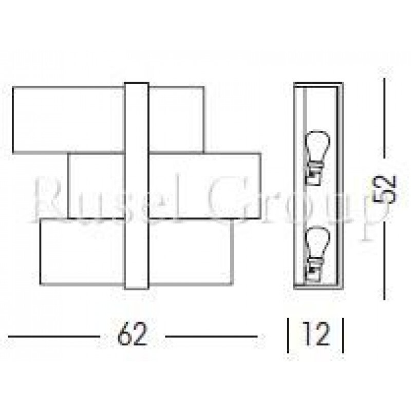 Настенный светильник Linea Light TRIAD 90230