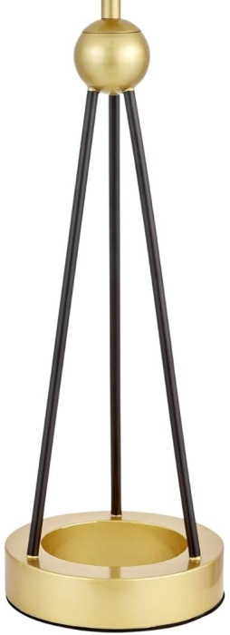 Интерьерная настольная лампа Lumina Deco LDT 5527 GD+BK