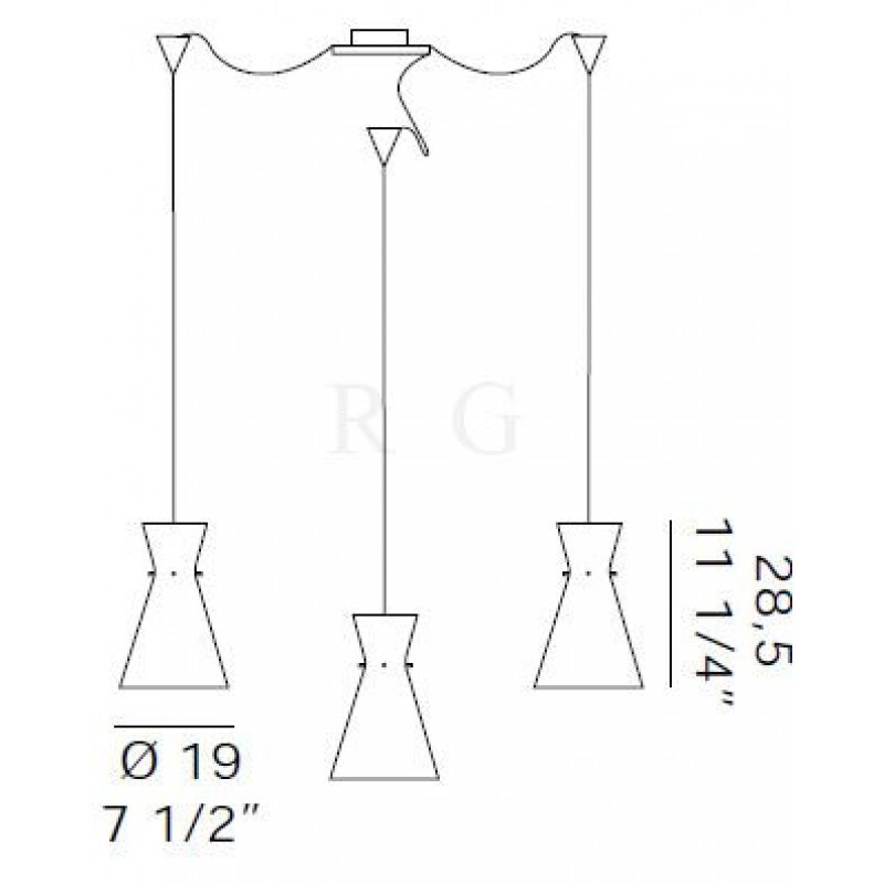 Подвесной светильник De Majo MEMORY S3GD SE