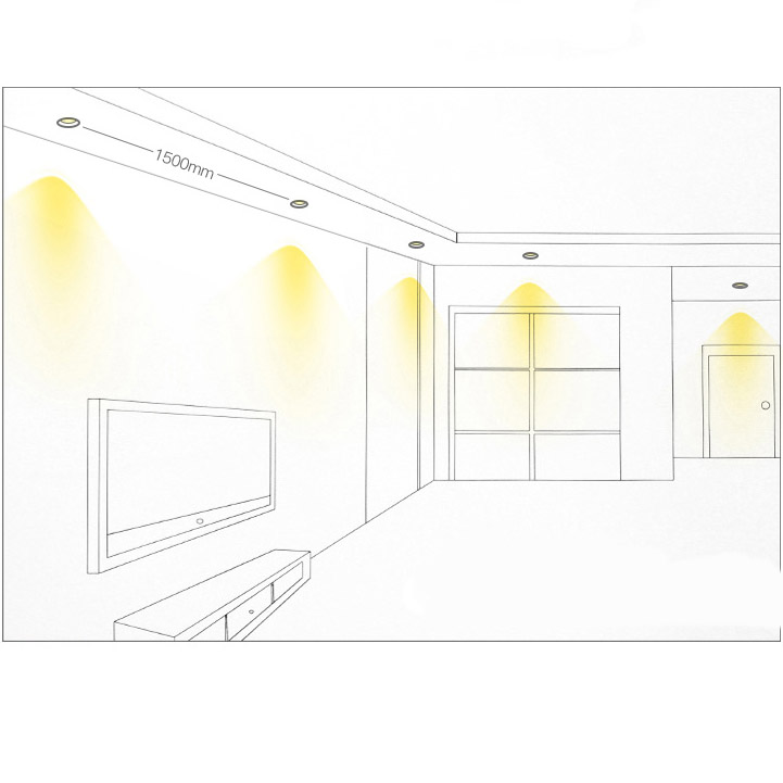 Точечный светильник LEAD 5W Трехцветный свет by ImperiumLoft
