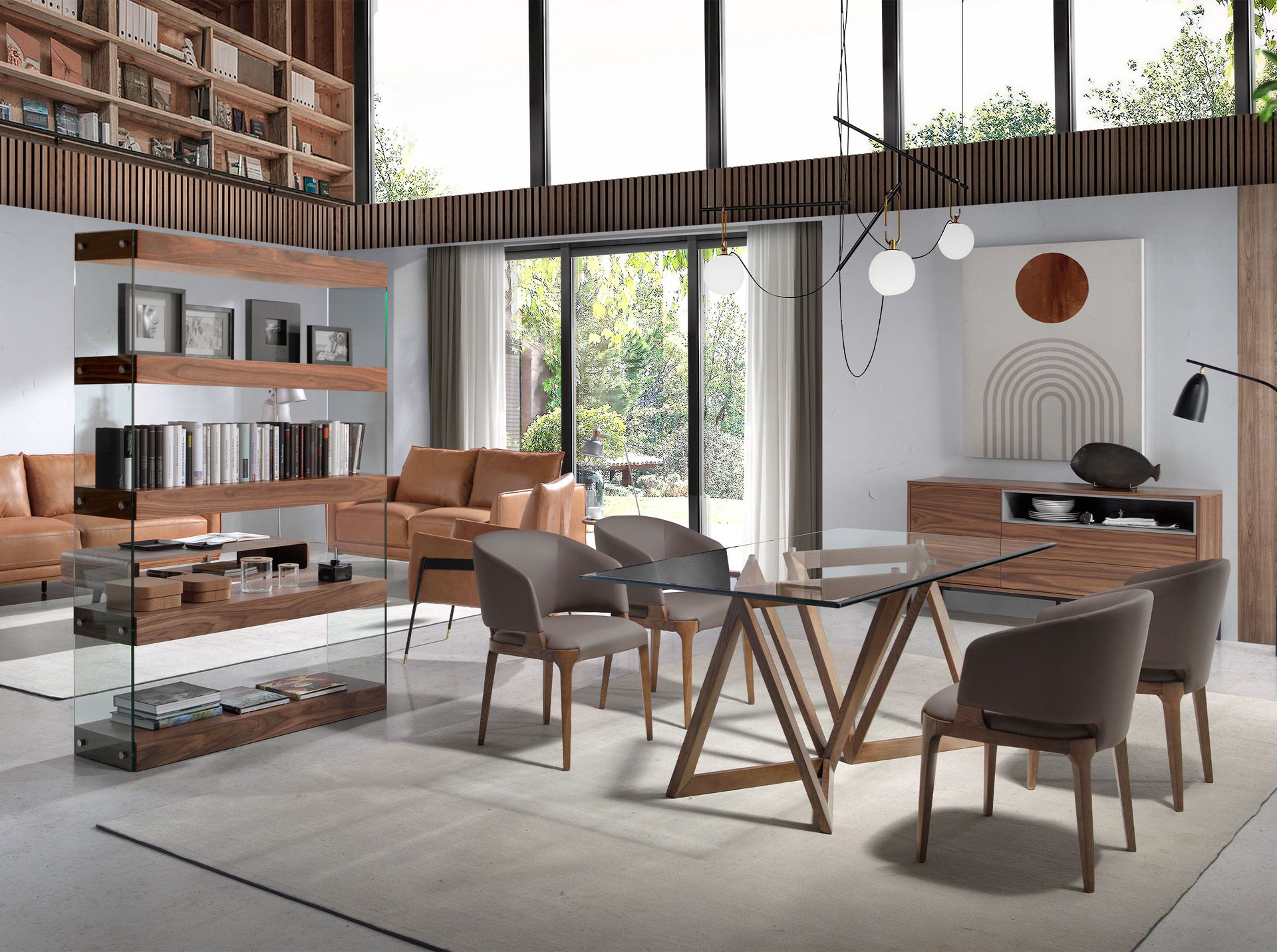 Стеллаж Distincion CP1110-F-NOGAL /3091 орех Angel Cerda