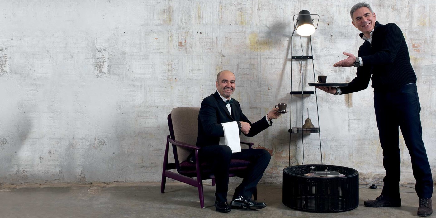 Торшер Karman Alfred Black HP128 2N INT