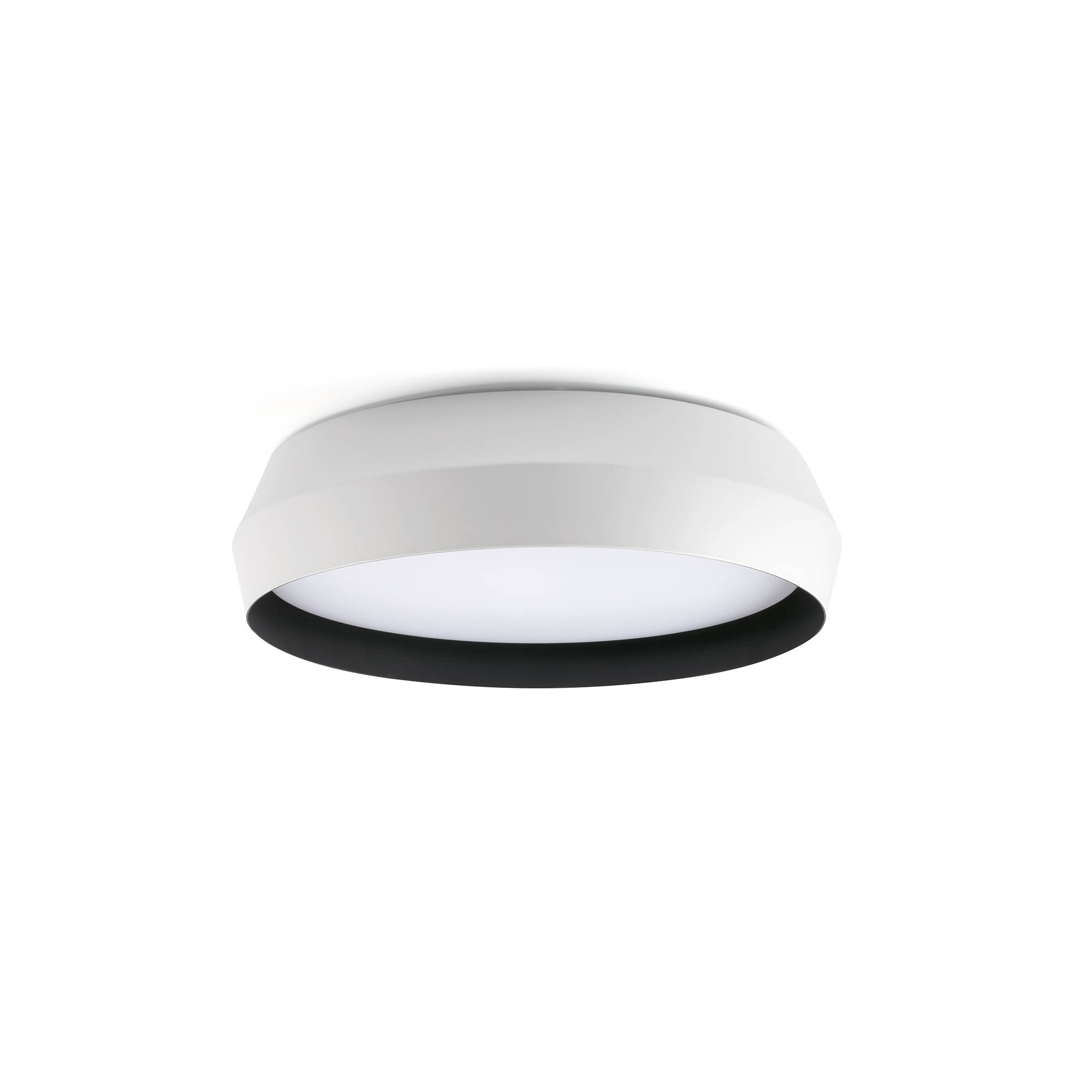 Shoku 350 Настенный/потолочный светильник белый/черный LED 24W 2700K DIM Faro