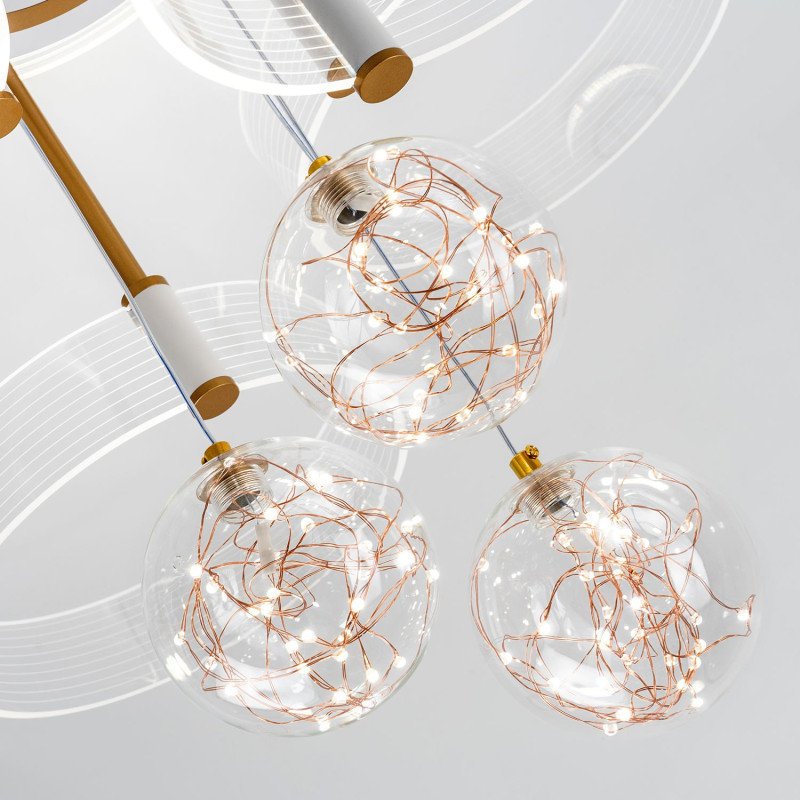 Накладная люстра LED4U L1040-750 WT