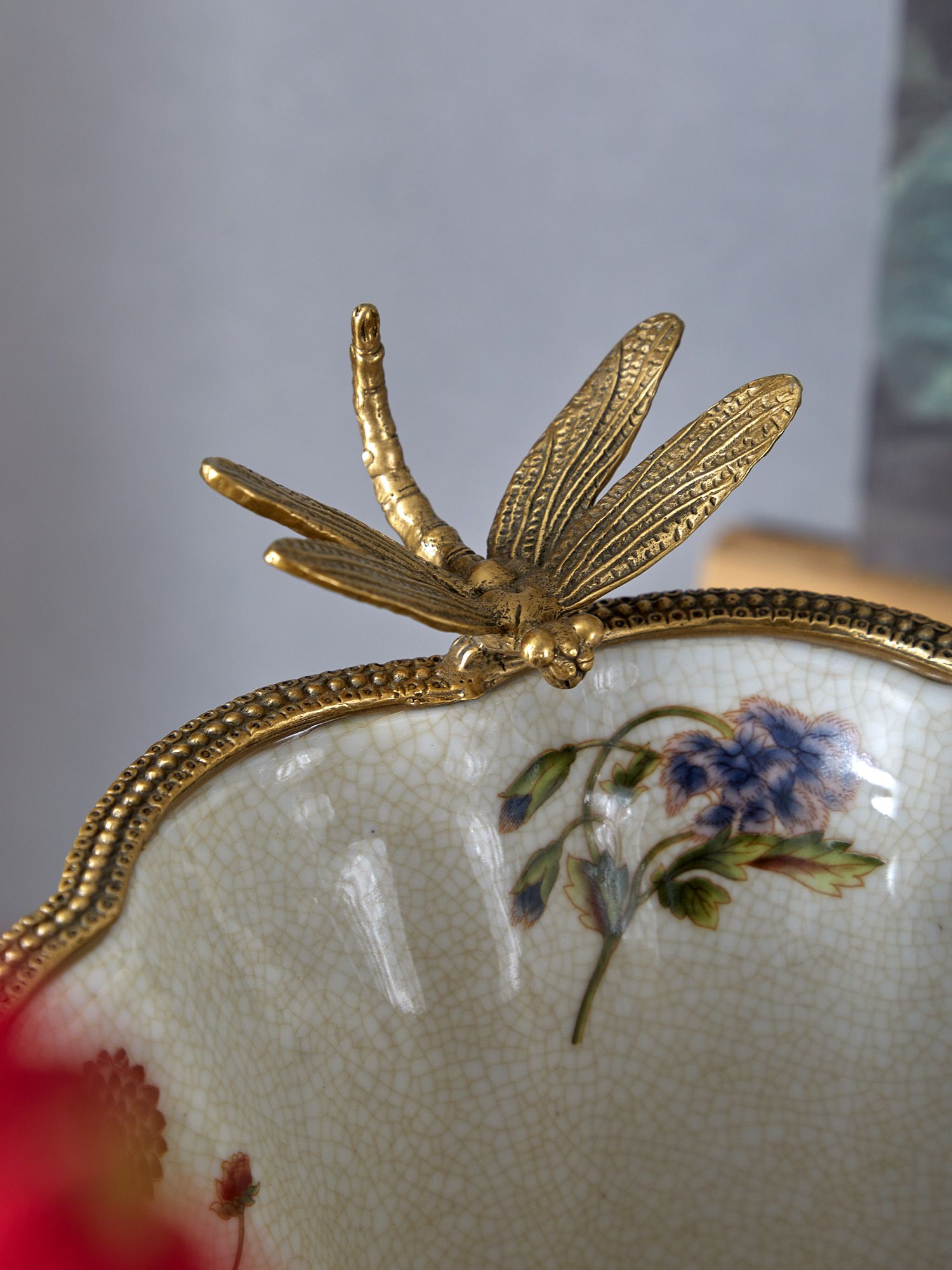 Ваза со стрекозой Glasar 31G2663/A1159HC/HX2145E