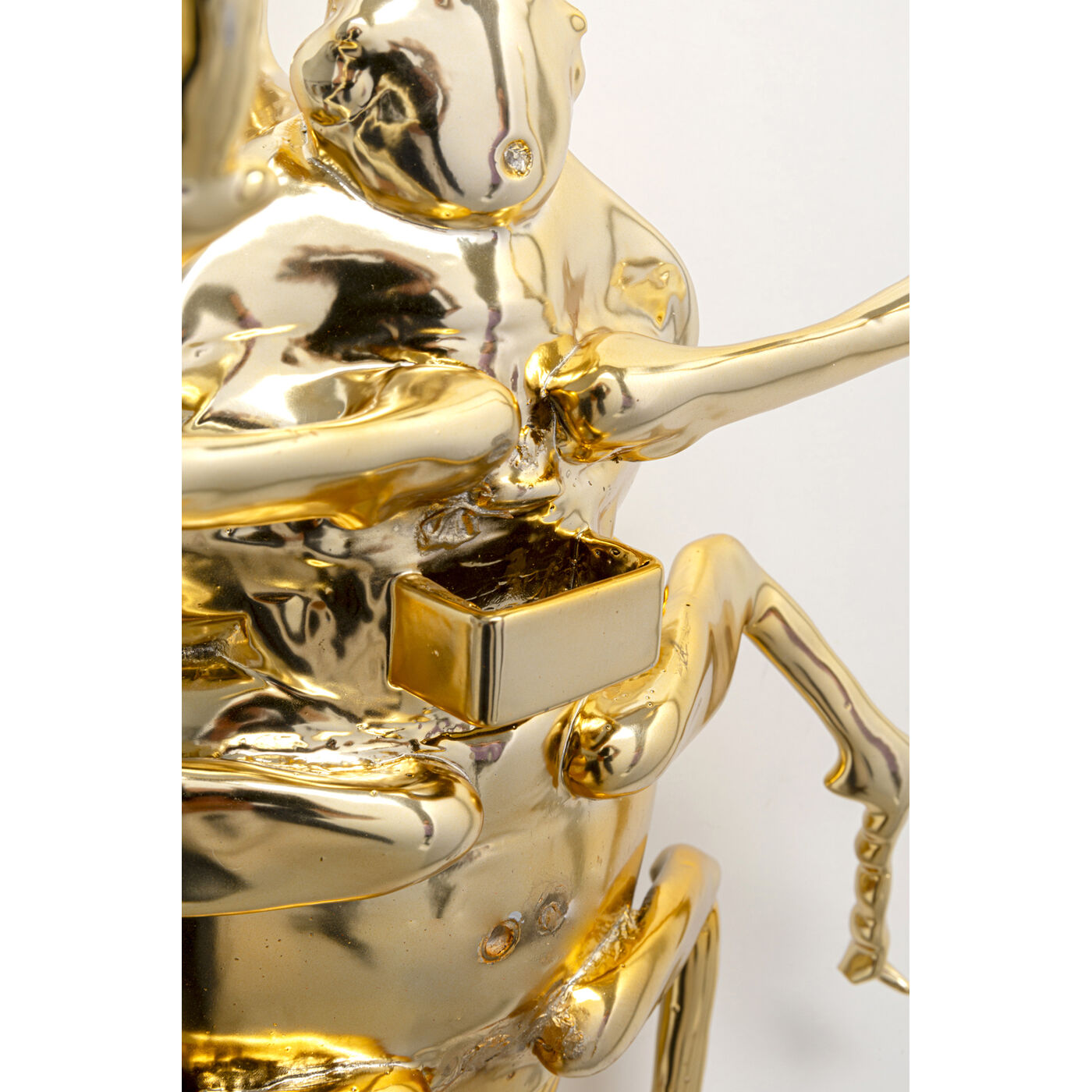 Украшение настенное Stag Beetle Gold 41cm KARE 57714