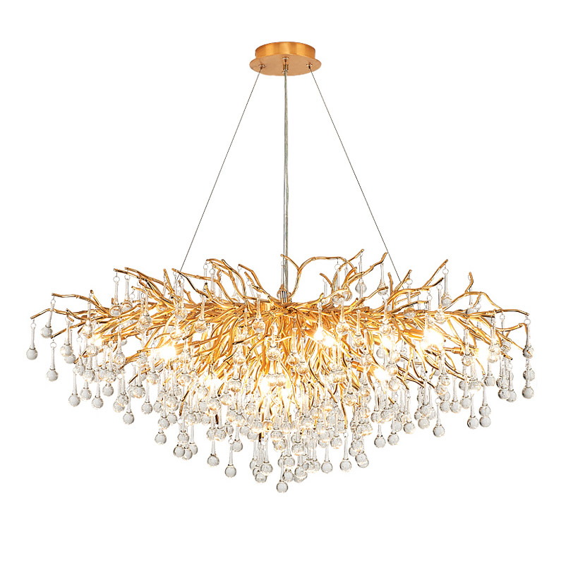 Люстра Droplet Chandelier oval L120 by ImperiumLoft