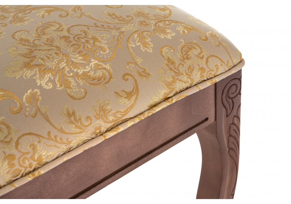 Банкетка Woodville Валентино орех / бежевый 318610