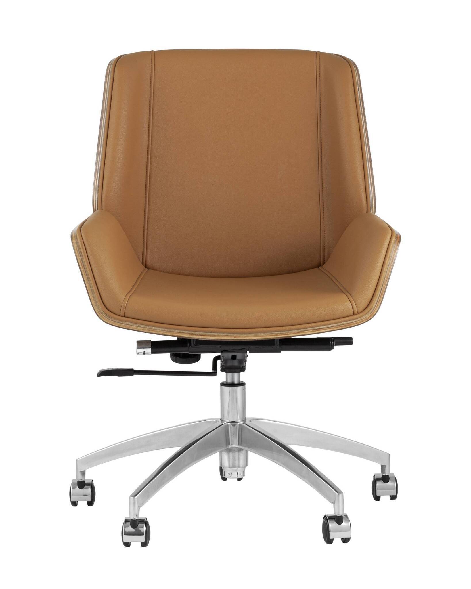 Кресло офисноеs Crown коричневое TopChairs
