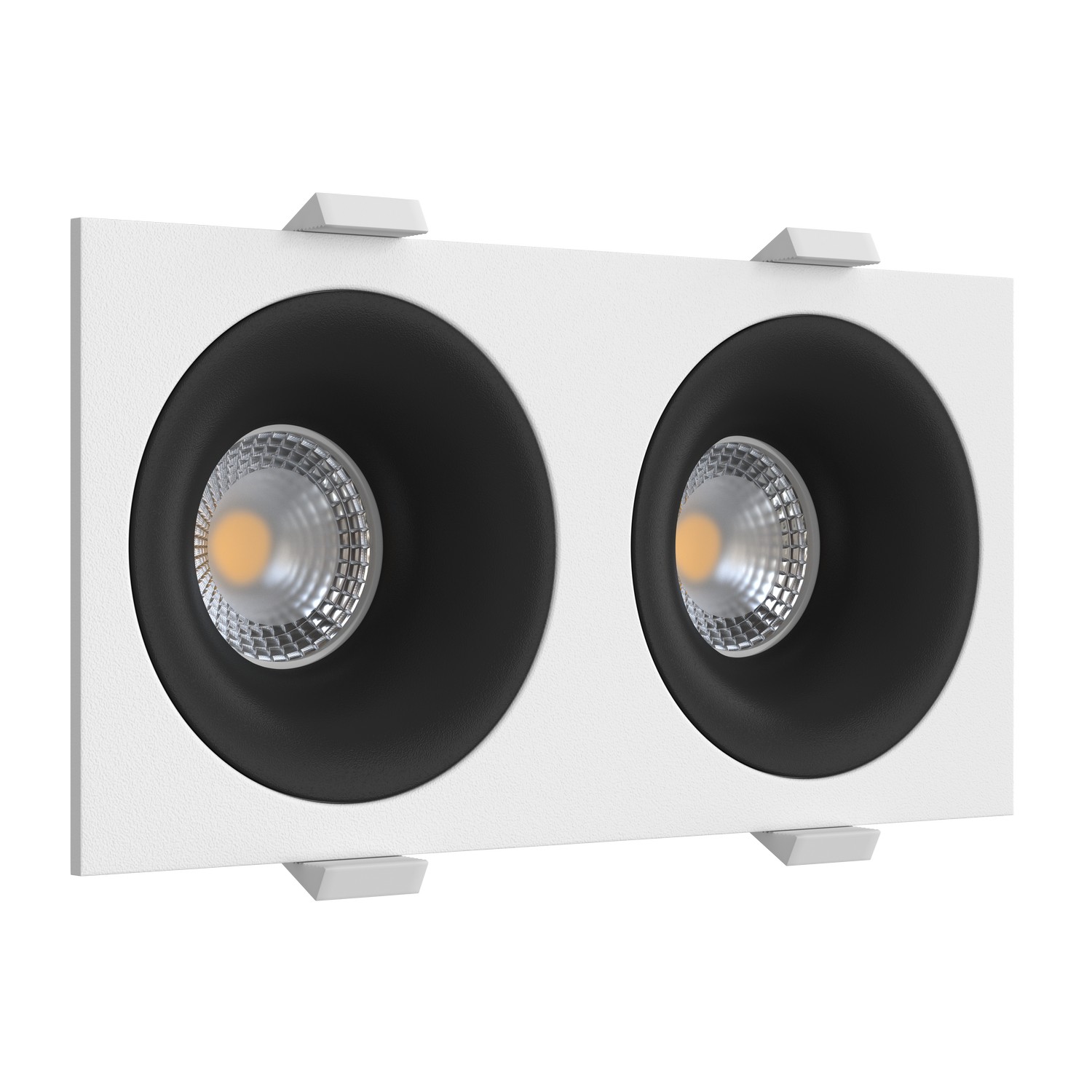 Встраиваемый светильник под сменную лампу Ledron MJ1003 SQ2 White-Black