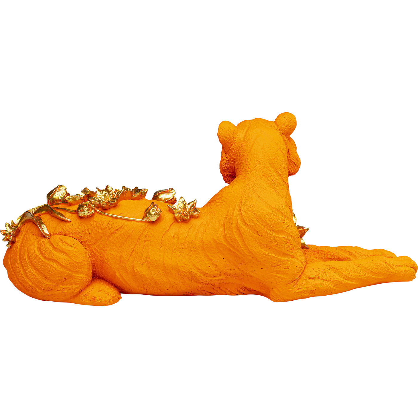 Фигура декоративная Flower Leoard Orange 26cm KARE 57256
