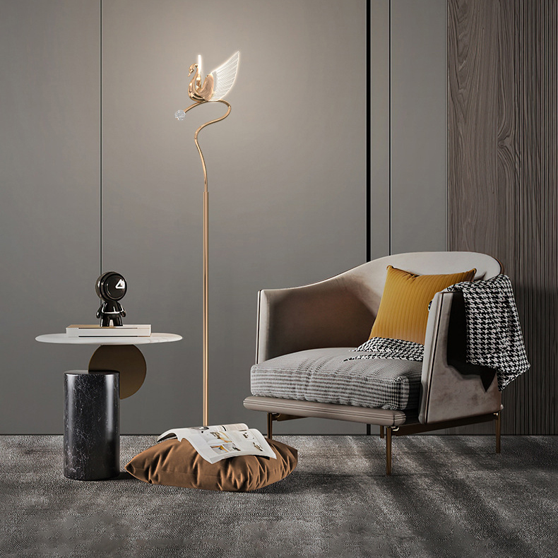 Торшер BIRDIE FL Brass by ImperiumLoft