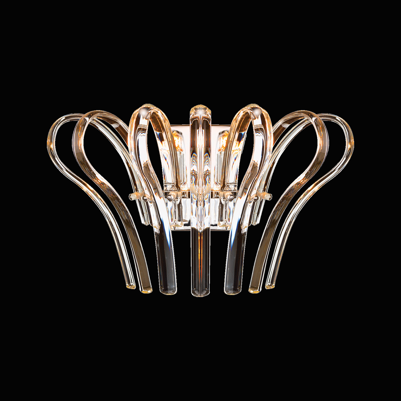 Настенный светильник  Delight Collection Tiella 270 gold/amber