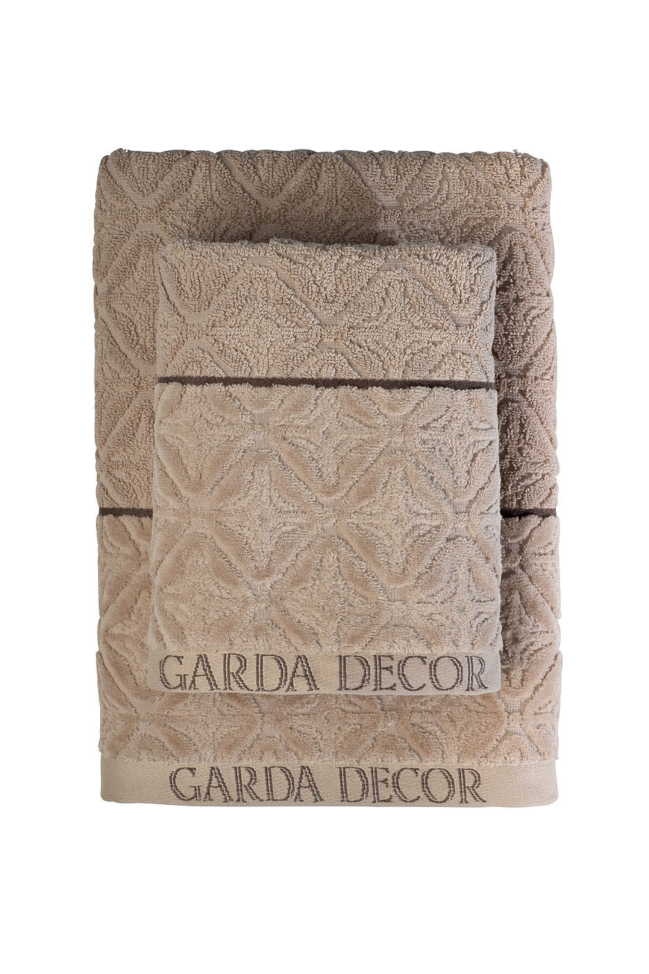 Полотенце "Ариане" 70*140 жемчужное Garda Decor 119VAL-ATL70140-POL ZHE