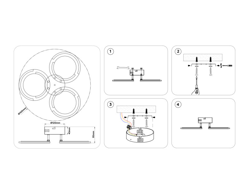 Накладная люстра Ambrella Light FA8942