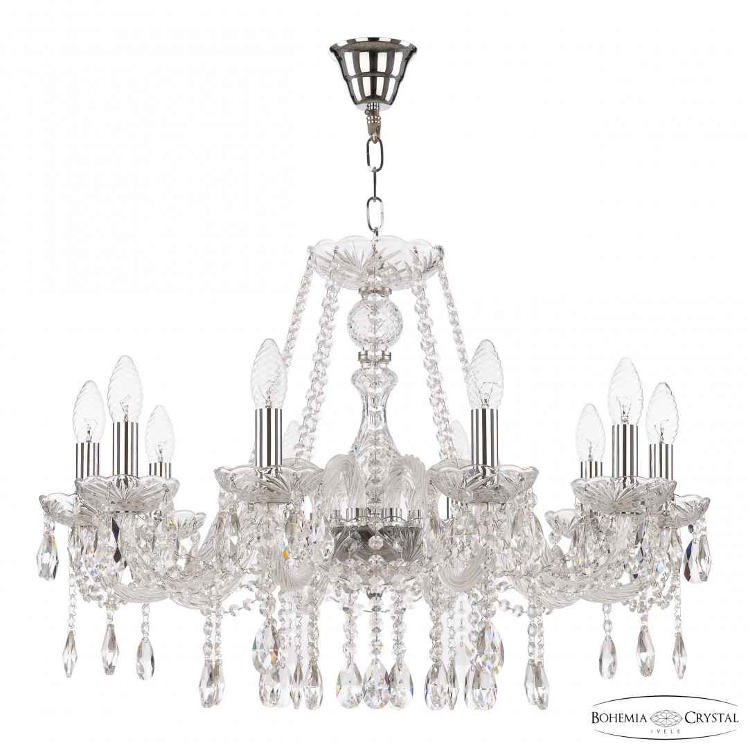 Люстра хрустальная 116/10/240 Ni Bohemia Ivele Crystal