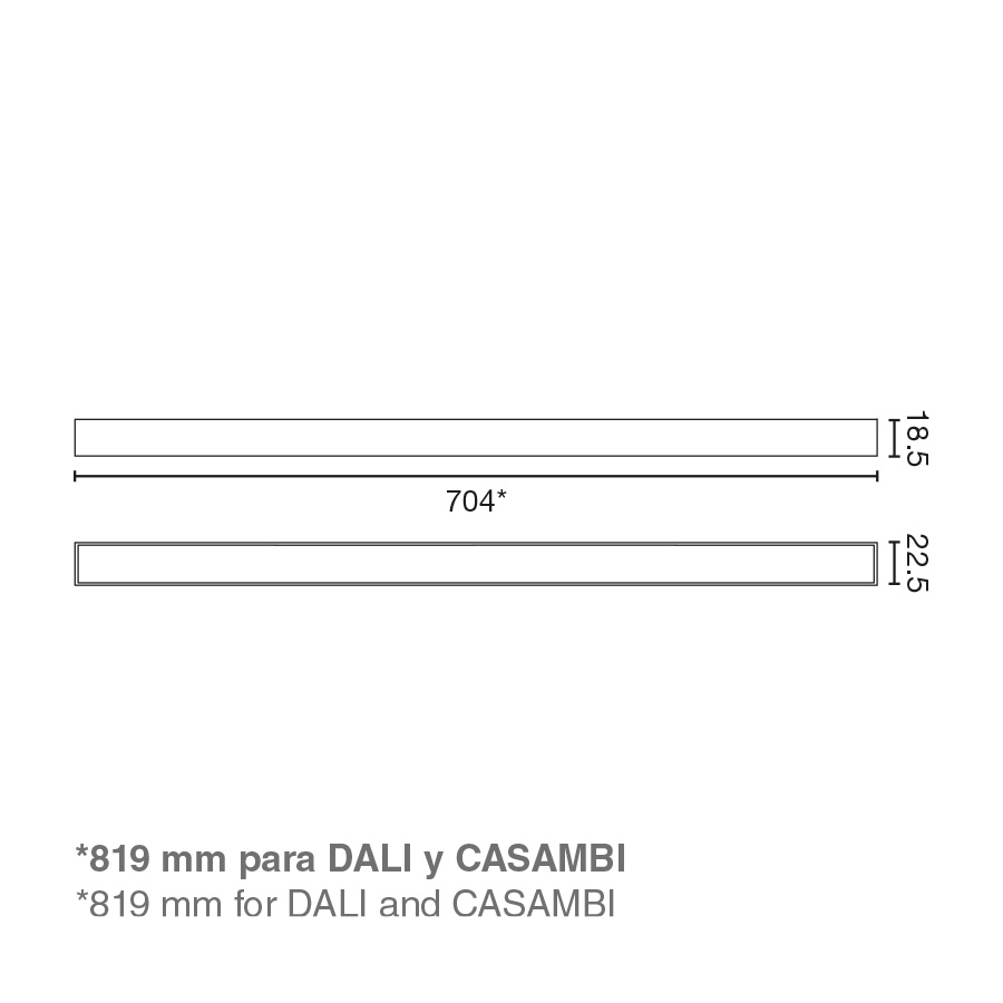 Светильник для линейной системы NESO SLIM LINE-70 3000K черный CASAMBI Faro