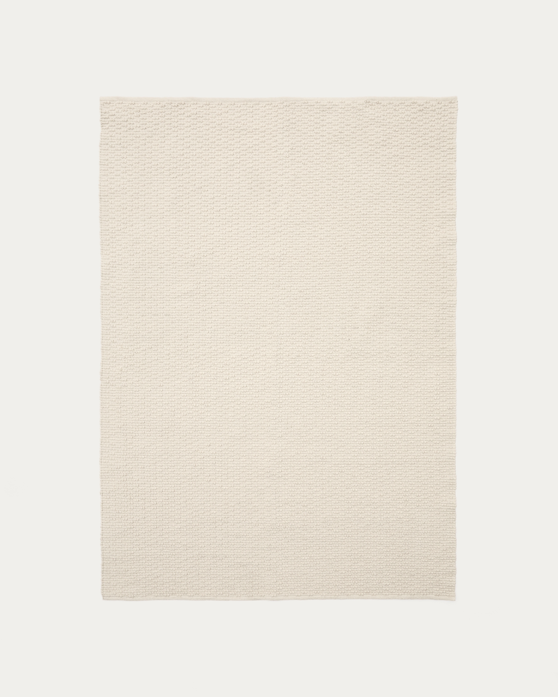 Ковер Mascarell из хлопка и полиэстера белого цвета 160 x 230 см La Forma (ex Julia Grup)