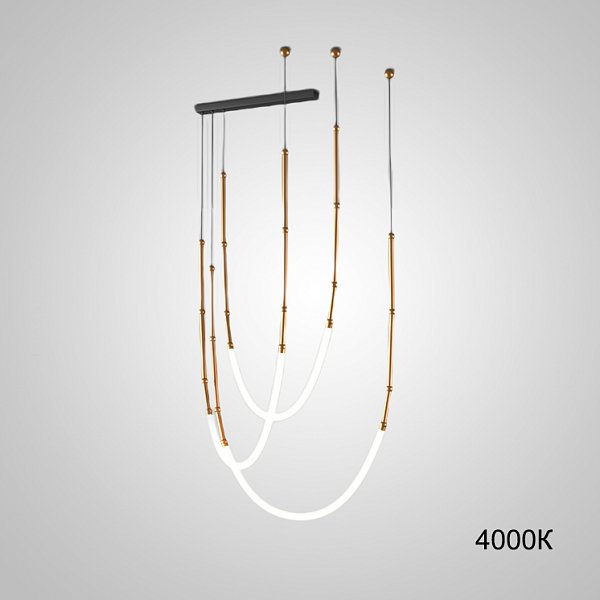 Подвесной светильник ALRIK COMBO Brass 4000К by ImperiumLoft