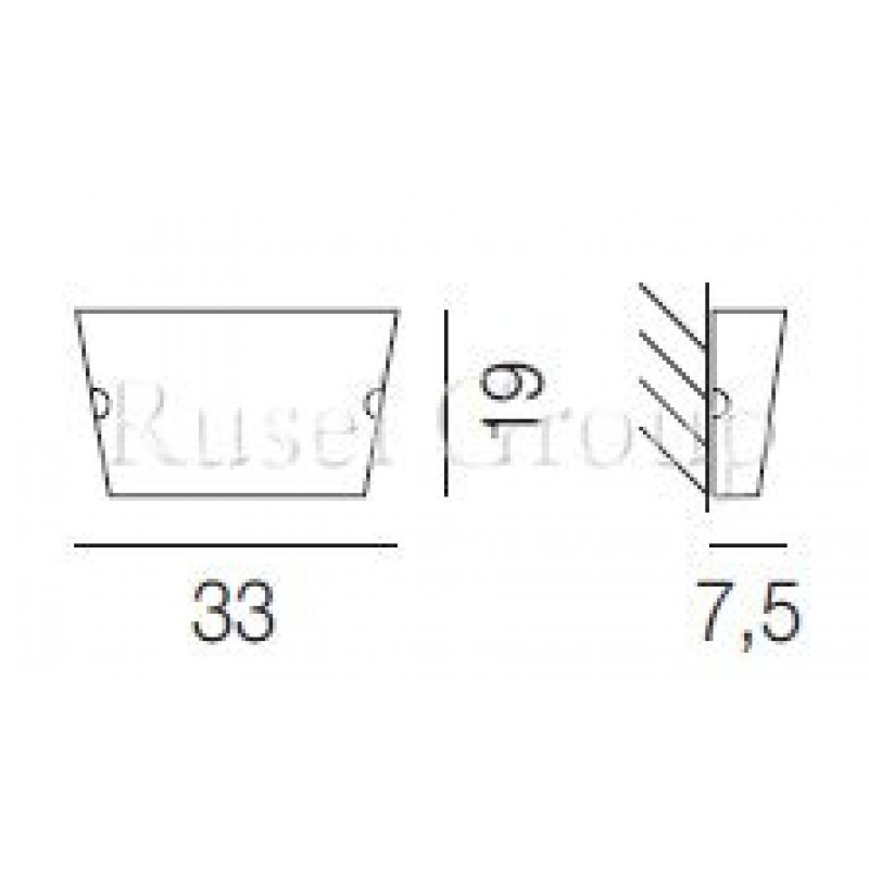 Настенный светильник Vistosi ALIKI AP P