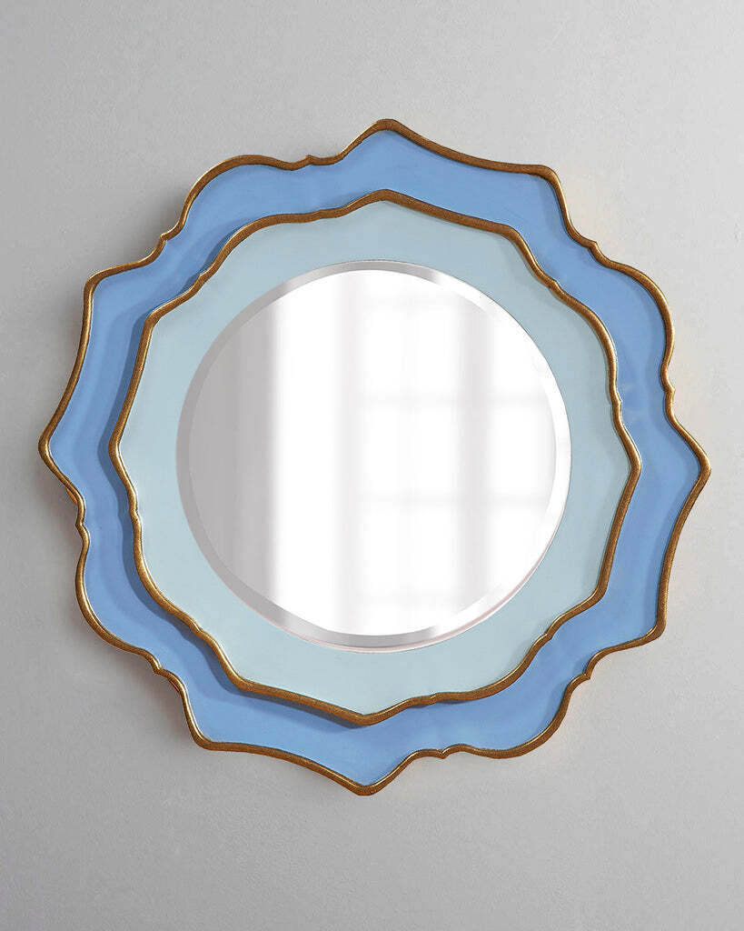 Зеркало в небесно-голубой раме Дороти Louvre Home LH2282blue