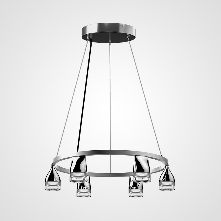 Подвесная люстра ALERT Хром by ImperiumLoft