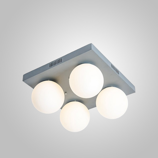 Подвесная люстра BOARD ORB L4 Grey by ImperiumLoft