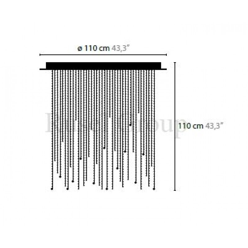 Потолочный светильник ILFARI ICE FALL C14