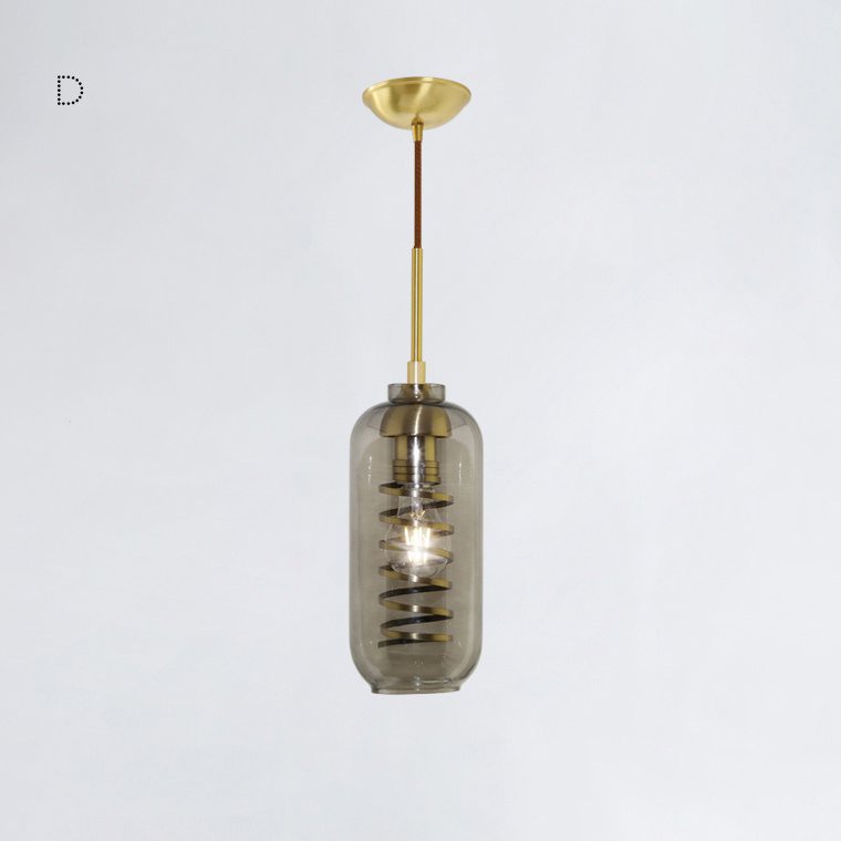 Подвесной светильник SCREW SMOKY by ImperiumLoft