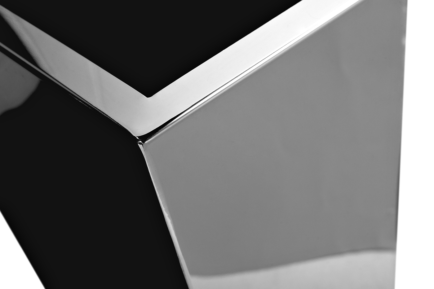 Кашпо напольное высокое серебряное Garda Decor 13RX-03118