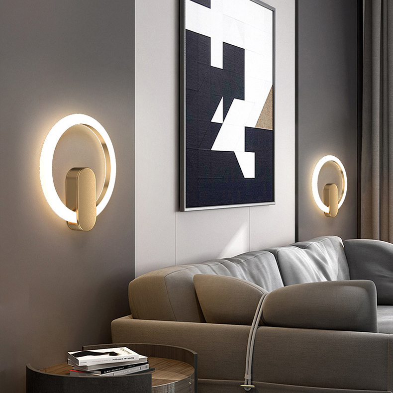 Настенный светильник GINA WALL D40 Black Трехцветный свет by ImperiumLoft