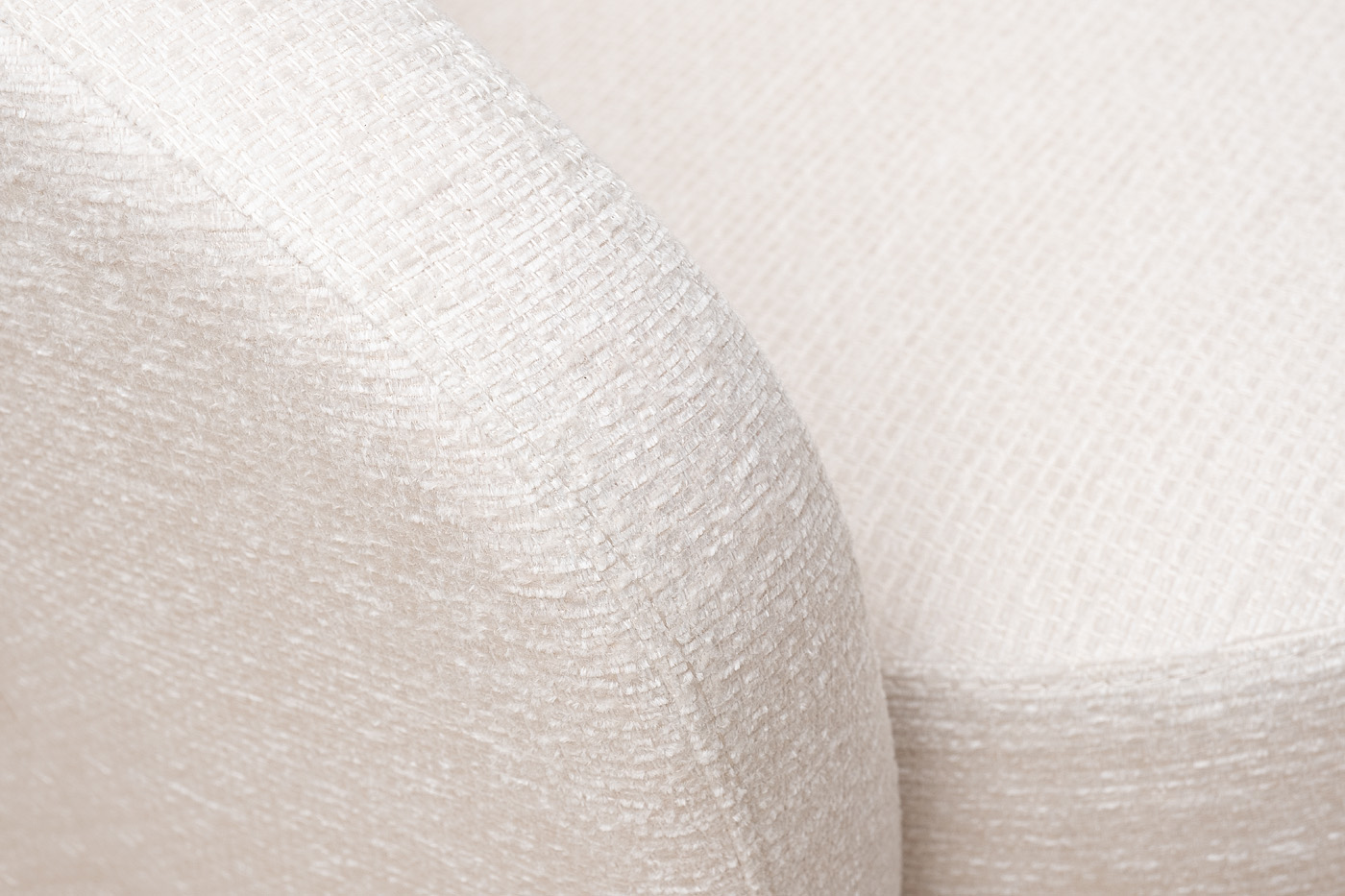 Кресло Napoli вращающееся бежевая рогожка Garda Decor Napoli-2K-Koza2601-ECRU