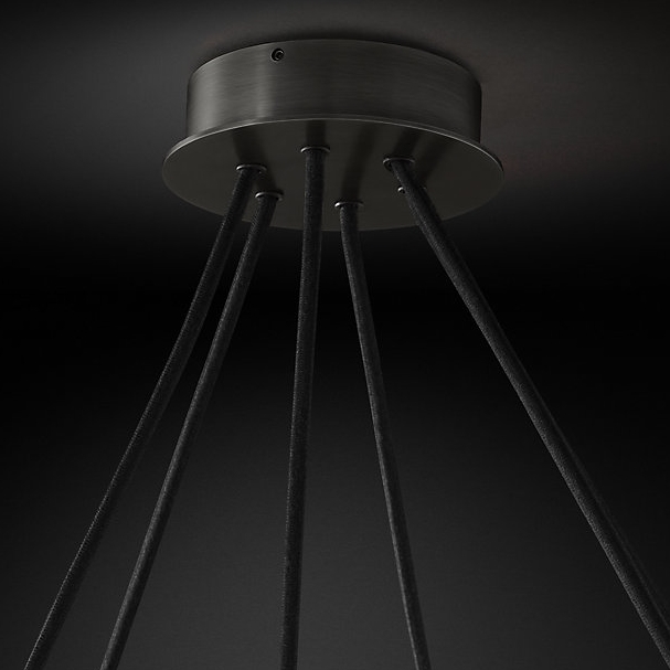 Люстра Restoration Hardware Rennes Round 48" Bronze