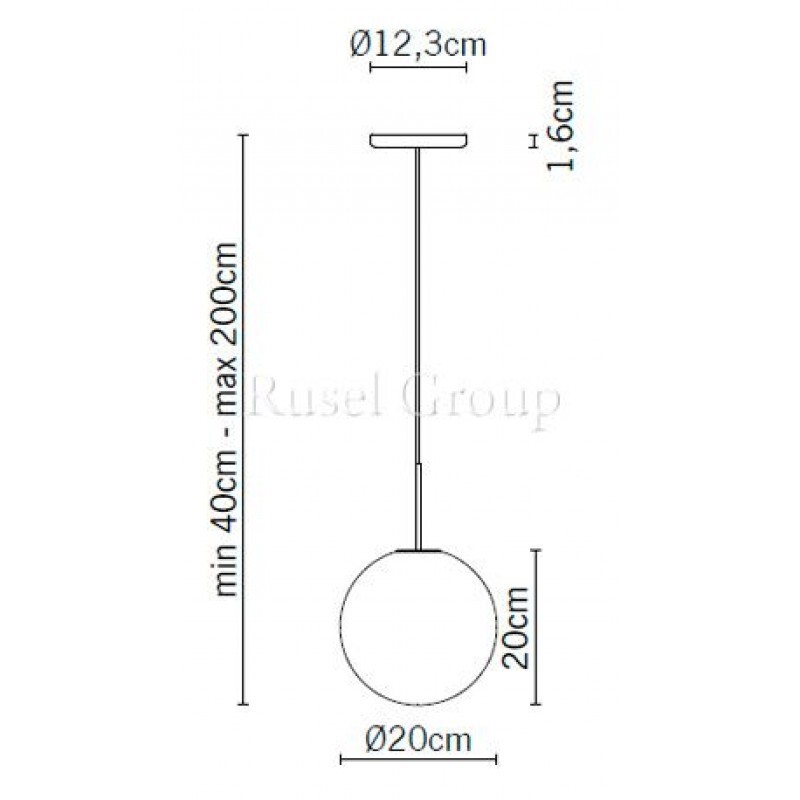 Подвесной светильник Fabbian Lumi Sfera F07 A19 01