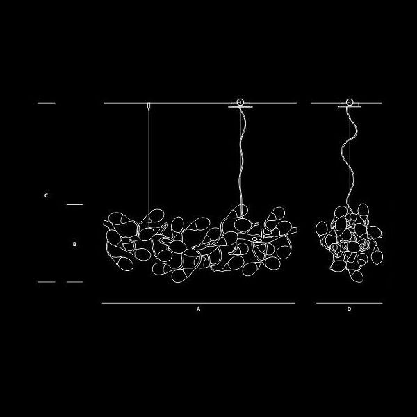 Люстра Serip Lotus CT3408/25