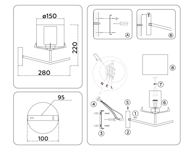 Бра Ambrella Light LH57004